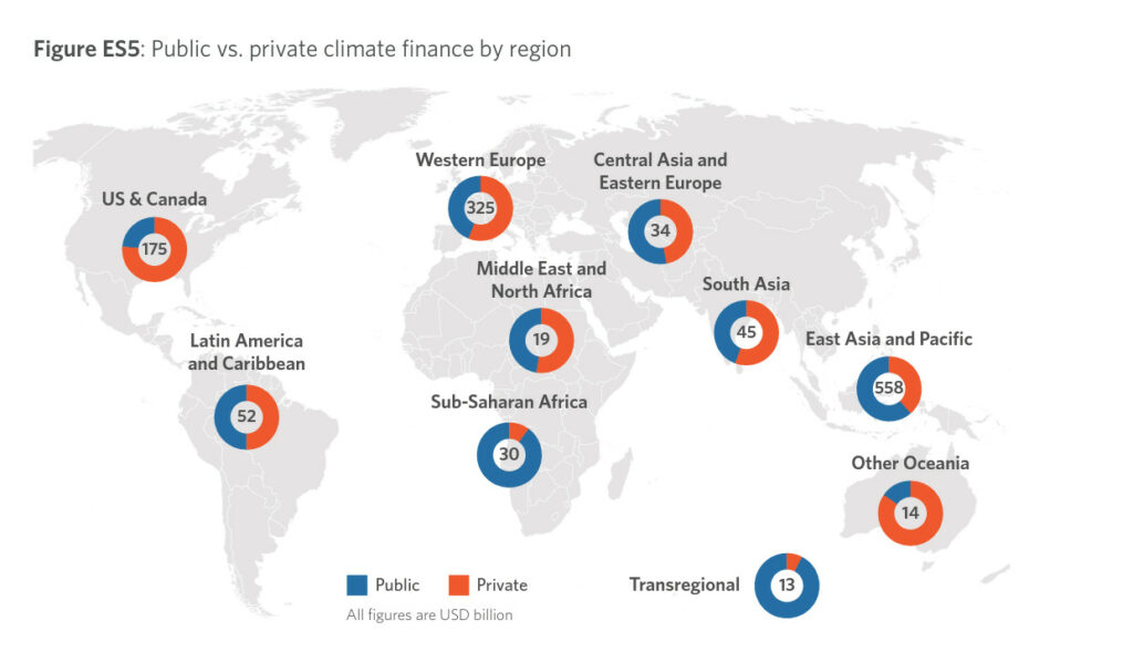 cartina del mondo con gli investimenti